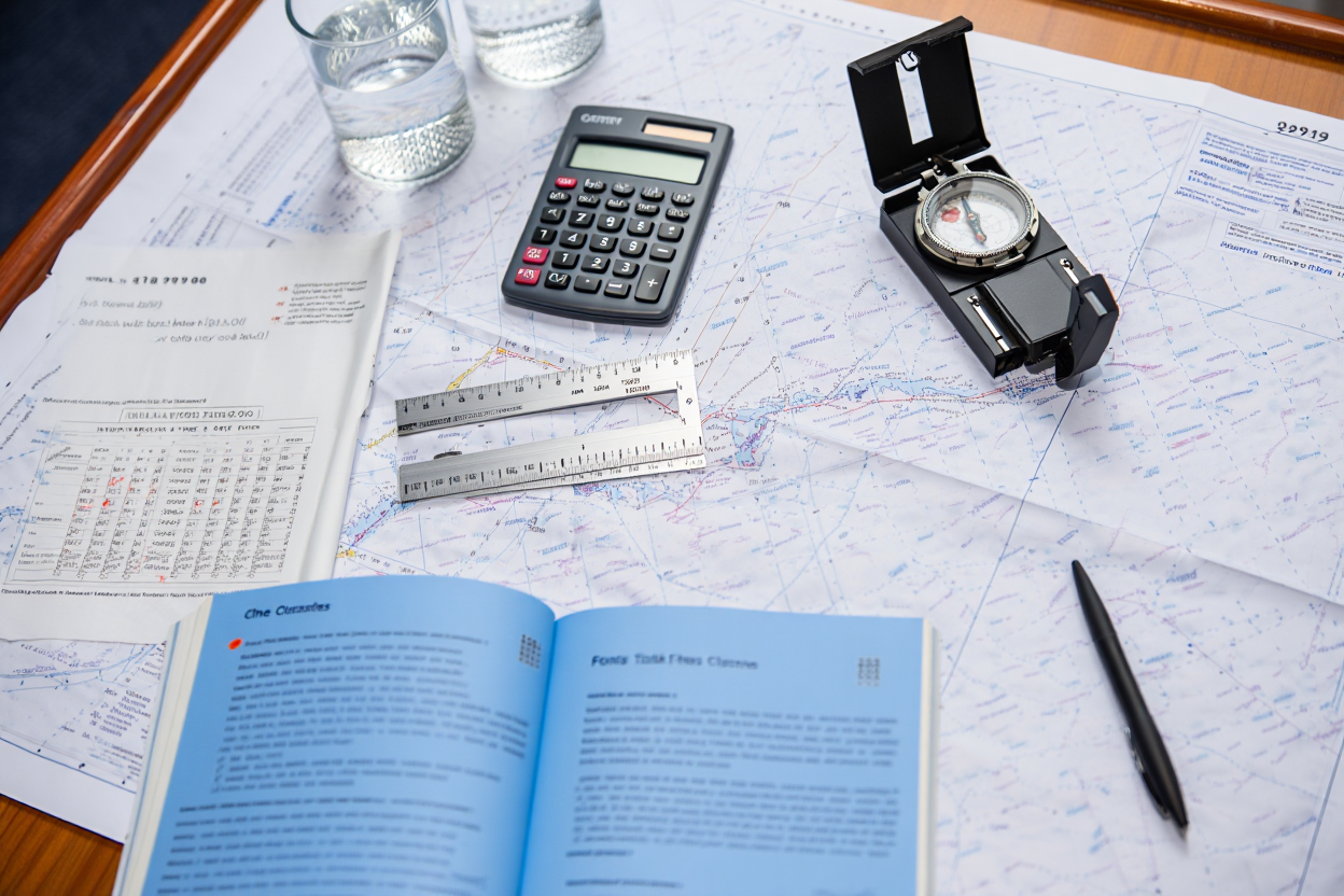 Matériel de cours pour préparation au permis hauturier