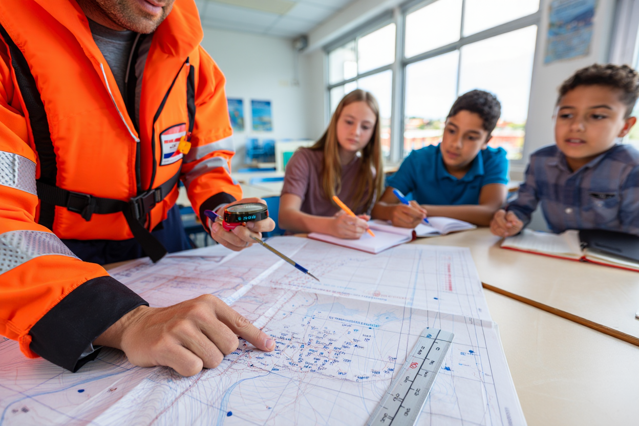 Cours de navigation maritime en présentiel